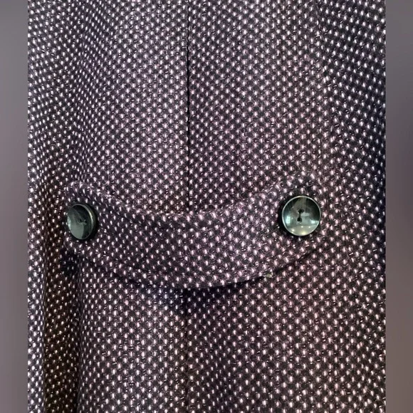 Miss Sixty Double Breasted Tweed Wool Blend Pea Coat L - Picture 15 of 16